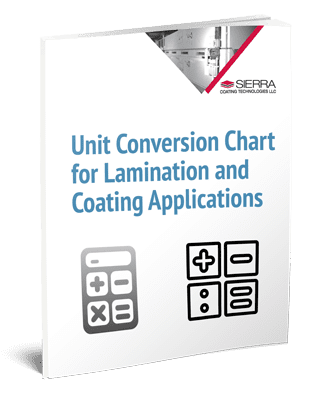 Unit Conversion Chart for Lamination and Coating Applications