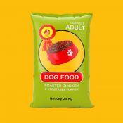 Dog food bag