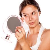 Dry facial wipes coated Dry facial wipes coated